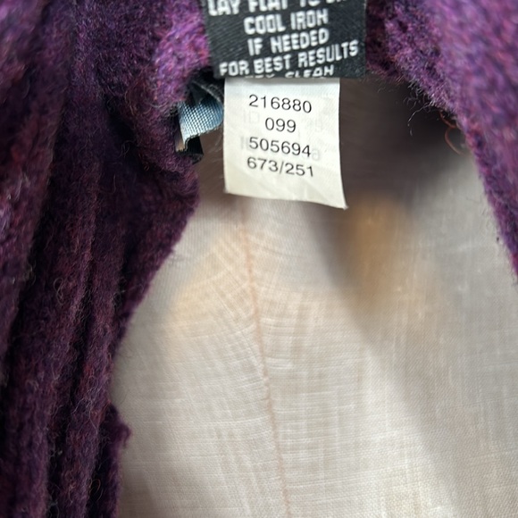 Moda International Purple Long Wool Cape size M / L - gently used - Picture 15 of 15